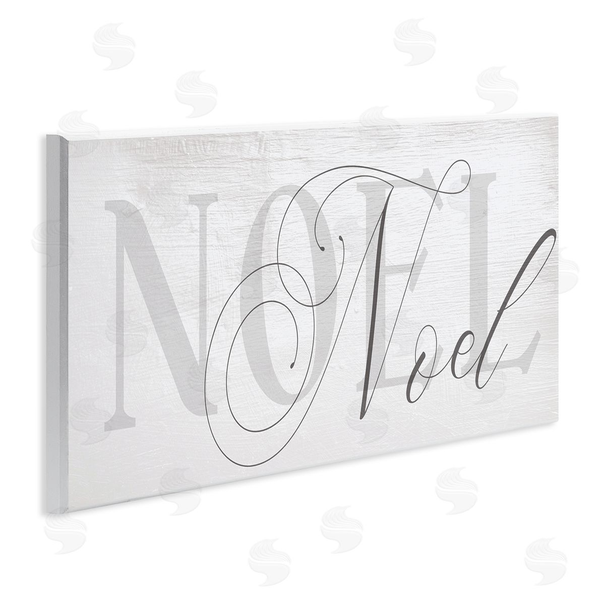 Stupell Studio Quaint Noel Typography Charming Christmas Icon Wall Plaque Art