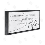 Stupell Studio | Good Coach or Great Coach Phrase Sports Member Appreciation