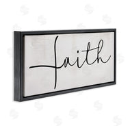 Stupell Studio | Minimal Faith Text Elegant Cursive Typography