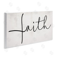 Stupell Studio | Minimal Faith Text Elegant Cursive Typography