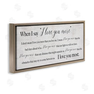 Stupell Studio | Love You Most Sentiments