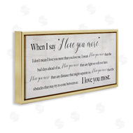 Stupell Studio | Love You Most Sentiments