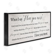 Stupell Studio | Love You Most Sentiments