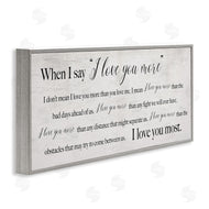 Stupell Studio | Love You Most Sentiments