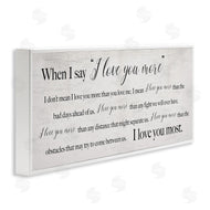 Stupell Studio | Love You Most Sentiments