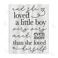 Stupell Studio | Loved A Little Boy Phrase Family Home Sentiments