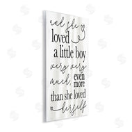 Stupell Studio | Loved A Little Boy Phrase Family Home Sentiments