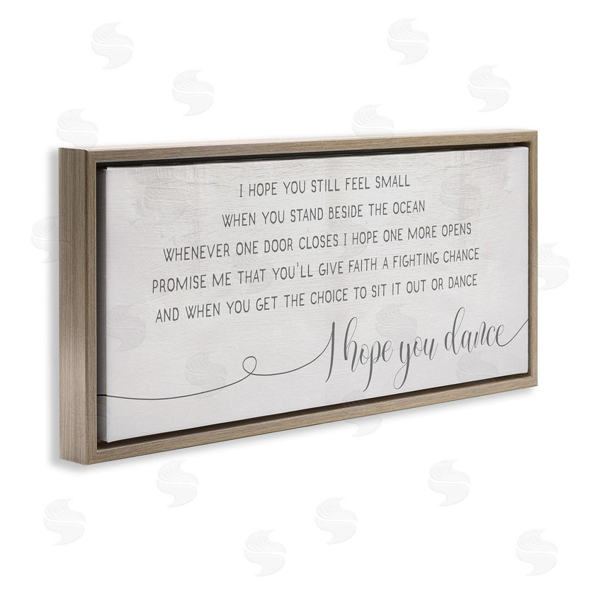 Stupell Studio | Faith Fighting Chance Phrase Romantic Dance Quote