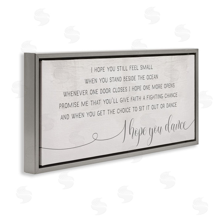 Stupell Studio | Faith Fighting Chance Phrase Romantic Dance Quote