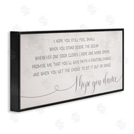 Stupell Studio | Faith Fighting Chance Phrase Romantic Dance Quote