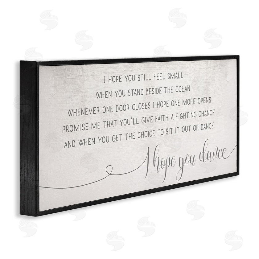 Stupell Studio | Faith Fighting Chance Phrase Romantic Dance Quote