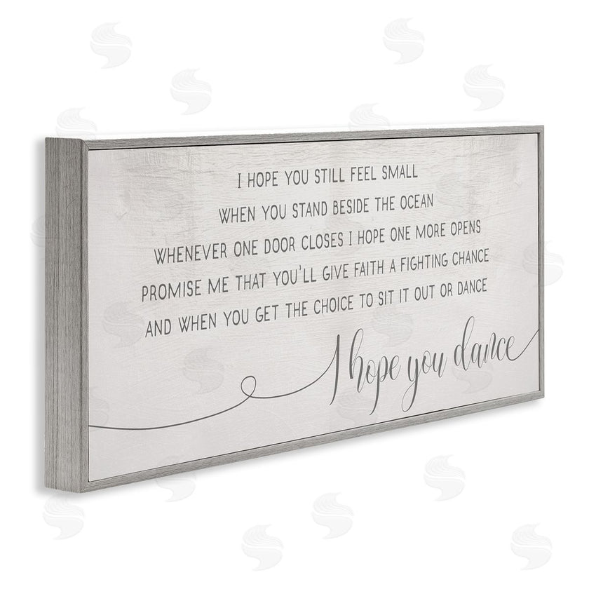 Stupell Studio | Faith Fighting Chance Phrase Romantic Dance Quote