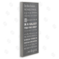 Stupell Studio | Family Movie Night Phrases