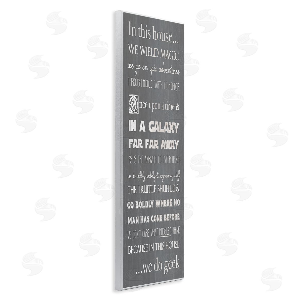 Family Movie Night Phrases Wood Plaque Wall Art, Home Decor by Stupell Studio