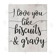 Stupell Studio | Love You Like Biscuits & Gravy Romantic Sentiment