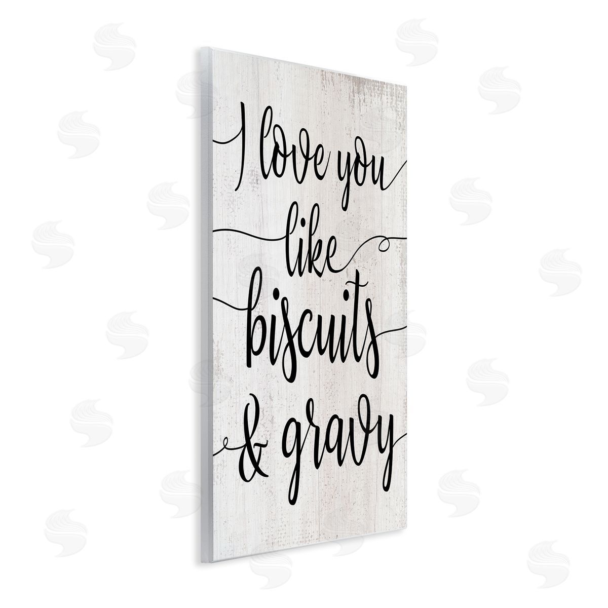 Stupell Studio Love You Like Biscuits & Gravy Romantic Sentiment Wall Plaque Art