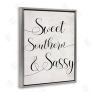 Stupell Studio | Sweet Southern & Sassy Lively Cursive Typography