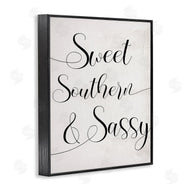 Stupell Studio | Sweet Southern & Sassy Lively Cursive Typography