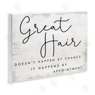 Stupell Studio | Great Hair By Appointment Sign Distressed Beauty Salon