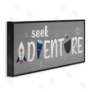 Stupell Studio | Seek Adventure Imagination Sentiment