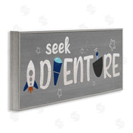 Stupell Studio | Seek Adventure Imagination Sentiment