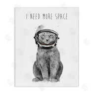 Balazs Solti | Need More Space Phrase Funny Cat Astronaut