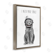 Balazs Solti | Need More Space Phrase Funny Cat Astronaut