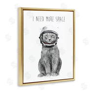 Balazs Solti | Need More Space Phrase Funny Cat Astronaut