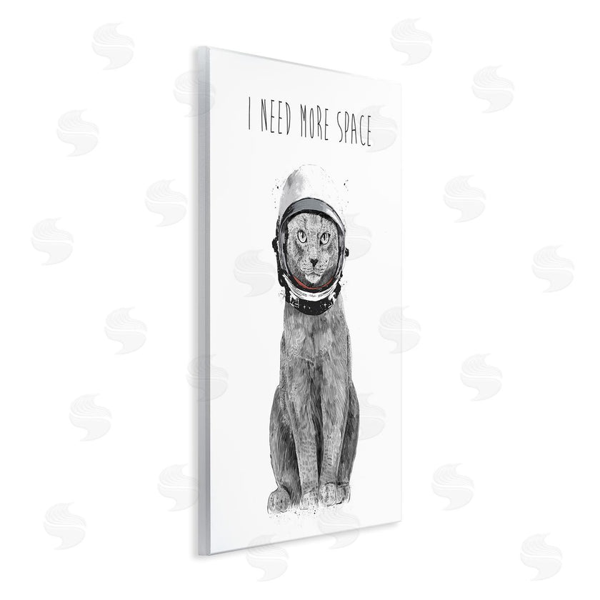 Balazs Solti | Need More Space Phrase Funny Cat Astronaut