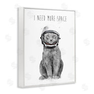 Balazs Solti | Need More Space Phrase Funny Cat Astronaut