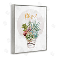 Ziwei Li | Blessed Sentiments Chic Succulent Plant Bouquet