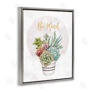 Ziwei Li | Be Kind Phrase Soft Potted Succulents