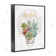 Ziwei Li | Be Kind Phrase Soft Potted Succulents
