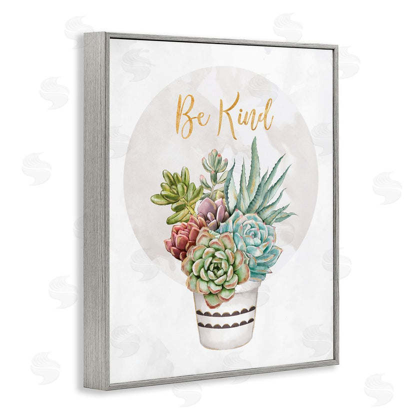 Ziwei Li | Be Kind Phrase Soft Potted Succulents