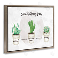 Ziwei Li | Social Distancing Succs Humorous Succulent Pun