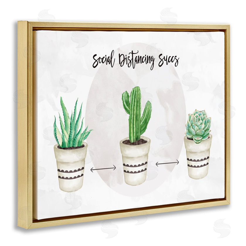 Ziwei Li | Social Distancing Succs Humorous Succulent Pun