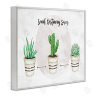 Ziwei Li | Social Distancing Succs Humorous Succulent Pun