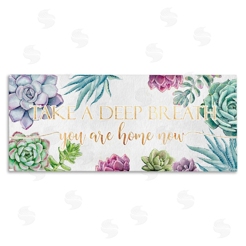 Ziwei Li | Take A Deep Breath Phrase Succulent Plants