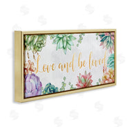 Ziwei Li | Love and Be Loved Phrase Pink Purple Succulents