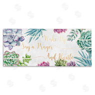 Ziwei Li | Wake Up, Pray, Hustle Blooming Succulent Florals