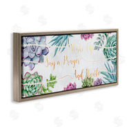 Ziwei Li | Wake Up, Pray, Hustle Blooming Succulent Florals