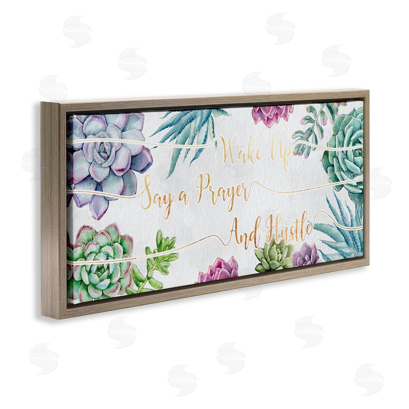 Ziwei Li | Wake Up, Pray, Hustle Blooming Succulent Florals
