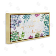 Ziwei Li | Wake Up, Pray, Hustle Blooming Succulent Florals