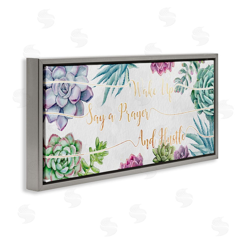 Ziwei Li | Wake Up, Pray, Hustle Blooming Succulent Florals