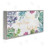 Ziwei Li | Wake Up, Pray, Hustle Blooming Succulent Florals