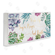 Ziwei Li | Wake Up, Pray, Hustle Blooming Succulent Florals