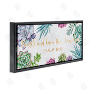 Ziwei Li | Be Still Psalm 46:10 Blooming Succulent Plants