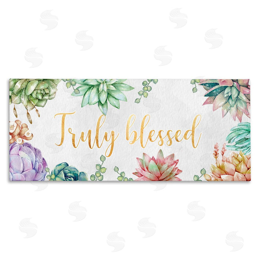 Ziwei Li | Truly Blessed Sentiments Modern Succulent Greenery
