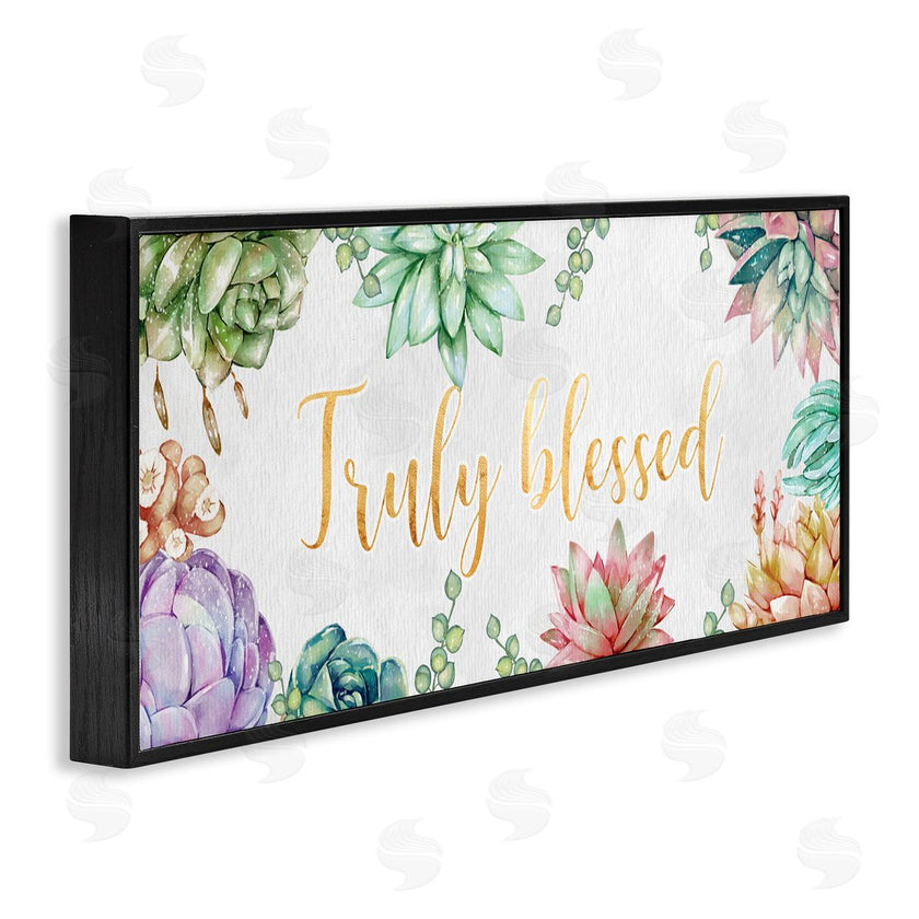 Ziwei Li | Truly Blessed Sentiments Modern Succulent Greenery