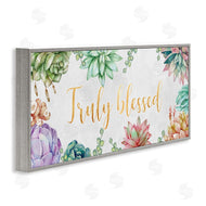Ziwei Li | Truly Blessed Sentiments Modern Succulent Greenery